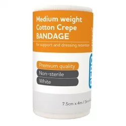 AeroCrepe Medium Cotton Crepe Bandage 7.5cm x 4m